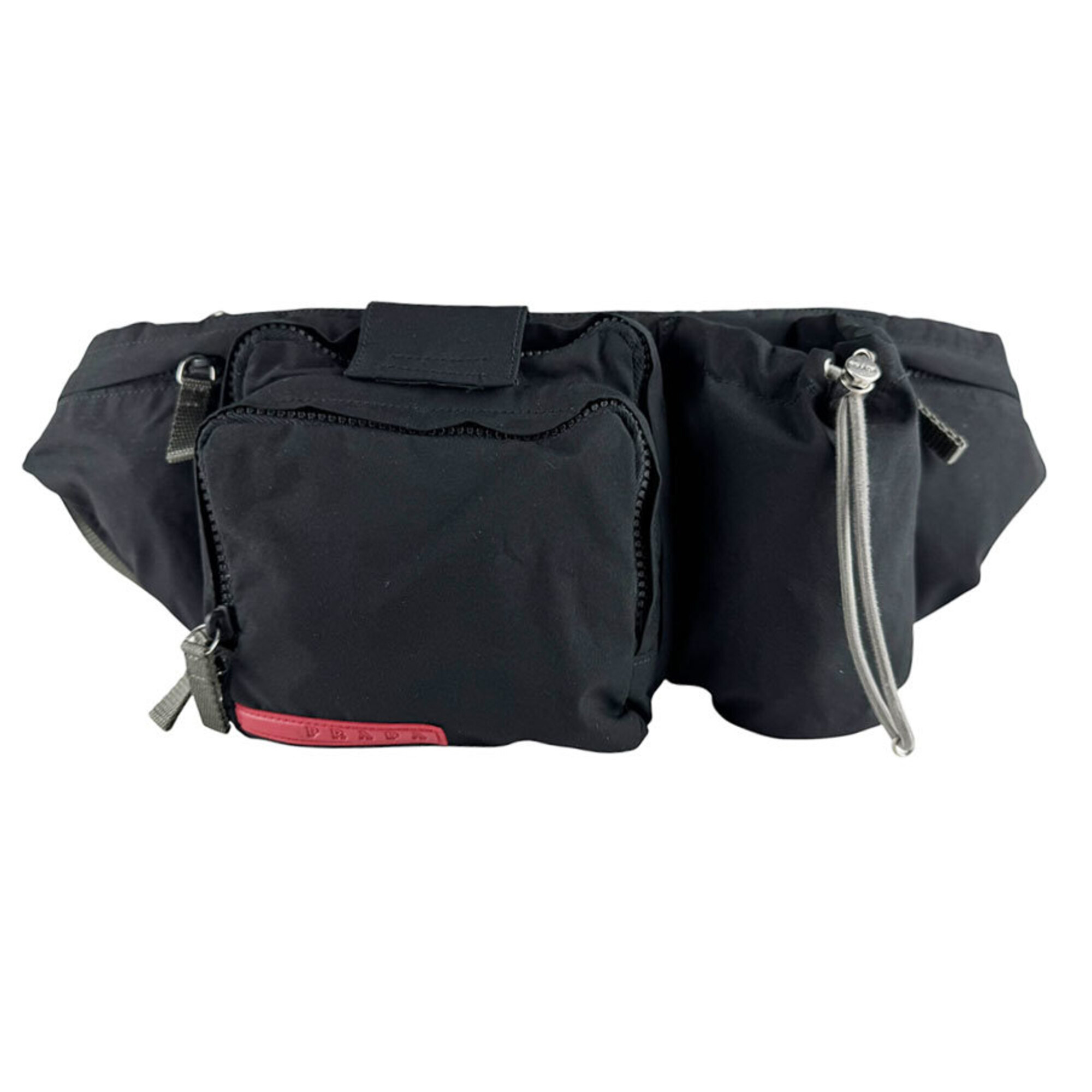 Pradasports Prada Sport Waist Bag/Body Bag, Polyester/Polyurethane, Black, Me...